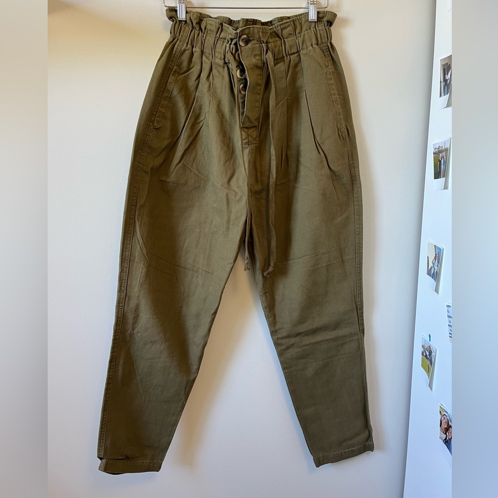Zenana Outfitters Green High-Waisted Pants